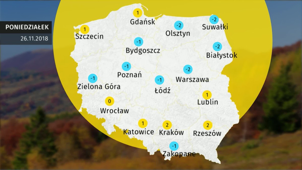 Pogoda Lublin na dziś. Prognoza pogody 2018-12-07