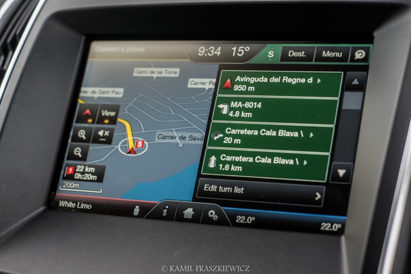 Ford S-MAX 2015 facelifting nawigacja GPS