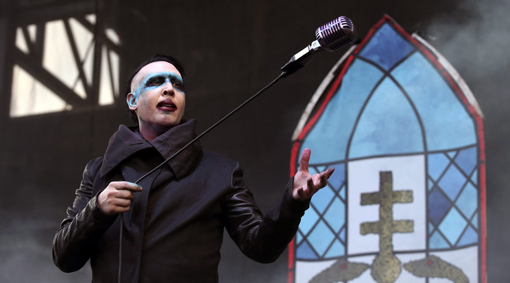 Marilyn Manson amerikai rockzenész ellen többen pert indítottak / Fotó: MTI/EPA/Steve C. Mitchell