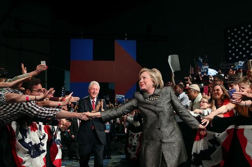 Hillary Clinton Holds Pennsylvania Primary Night Event In Philadelphia