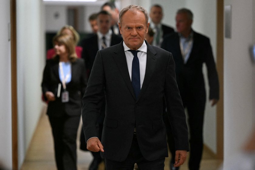 Donald Tusk i Wołodymyr Zełenski w Brukseli. Prezydent Ukrainy to ...