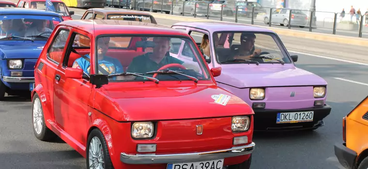 Fiat 126p - 13 Zlot legend w Warszawie