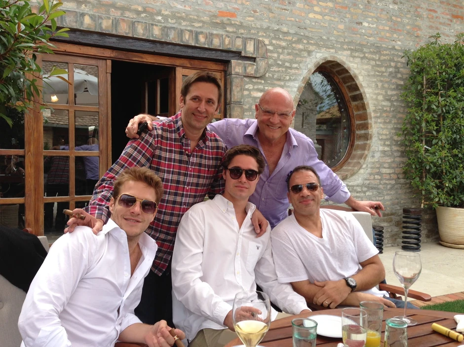 Vesa Jevrosimović sa gostima u Perlezu