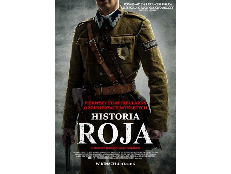 Pierwszy plakat filmu "Historia Roja"