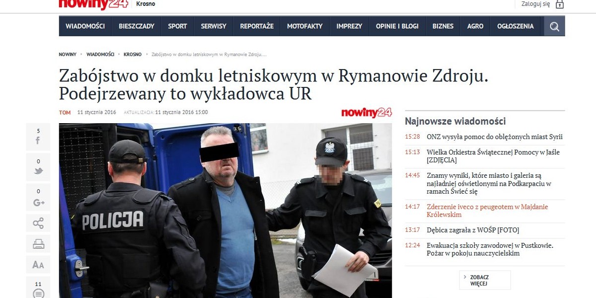 Wykładowca uniwersytecki zadźgał kolegę!