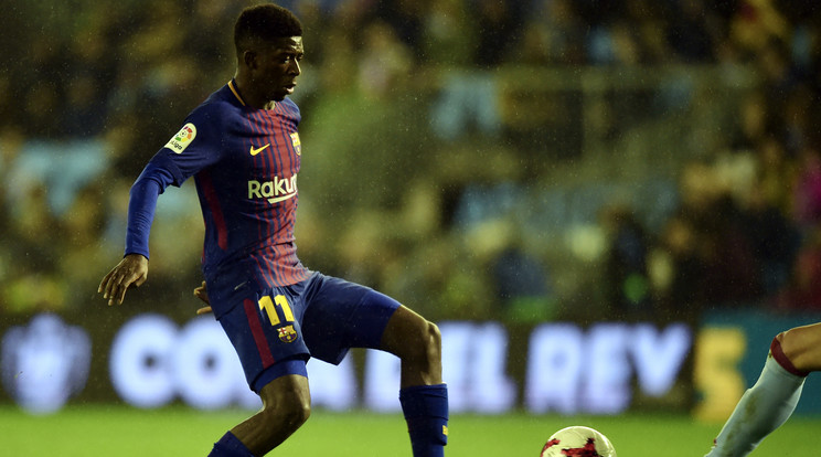 Hosszú sérülést követően visszatért Ousmane Dembélé a Barcelona csapatába /Fotó: AFP