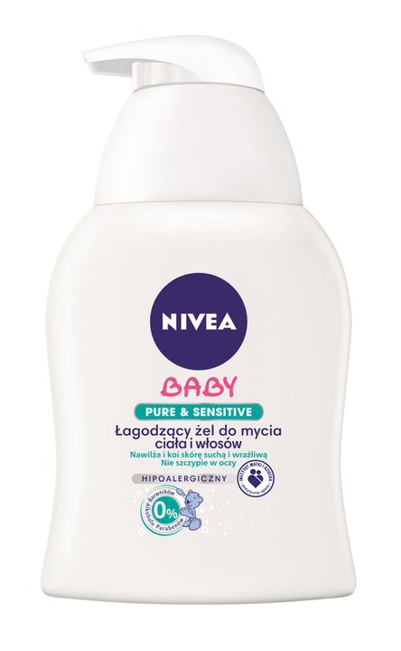 Nivea - łagodzący żel do mycia ciała i włosów