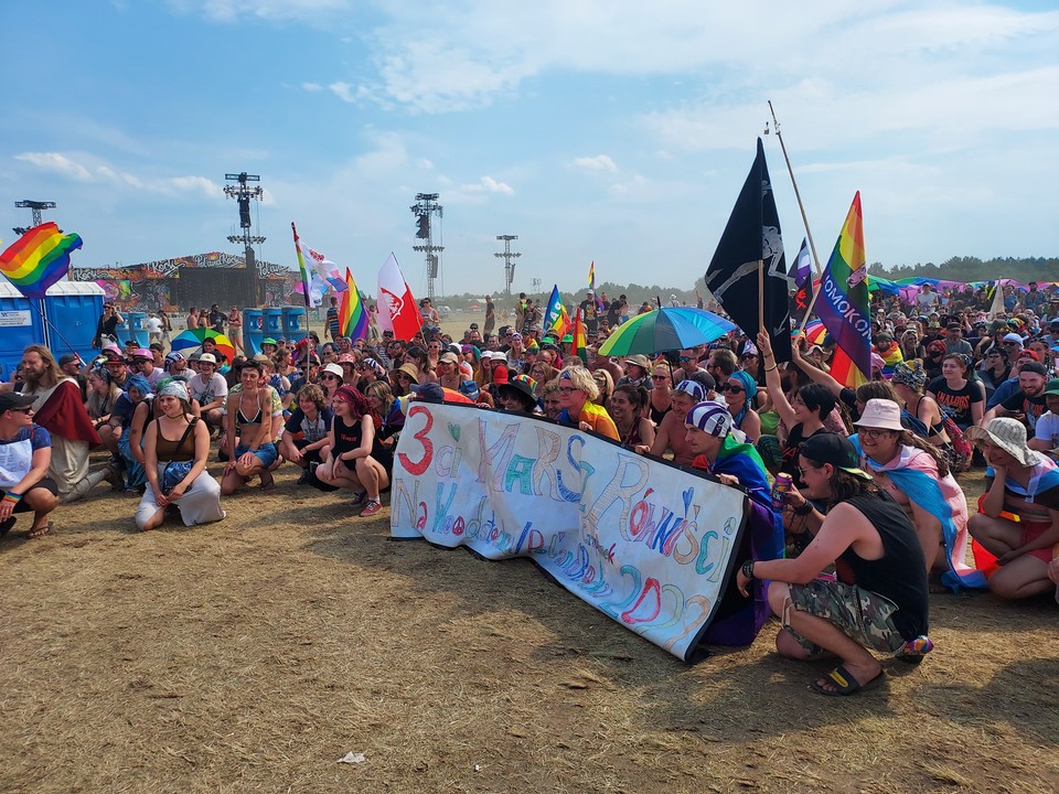 Marsz Równości na Pol'and'Rock Festivalu