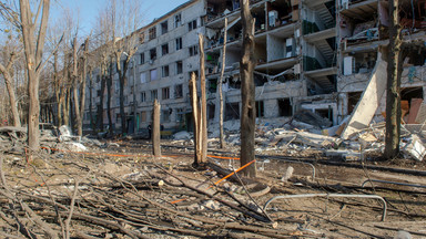 Niewidome dzieci w piwnicy czekały na koniec bombardowania