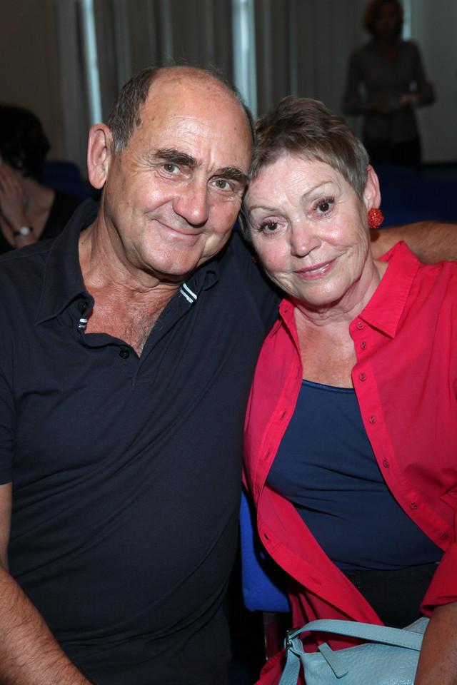Jan Peszek i żona Teresa
