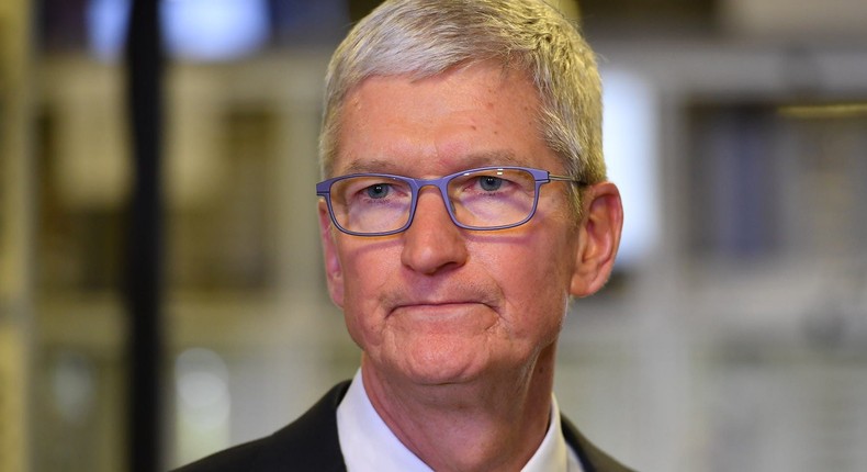 Apple CEO Tim Cook.
