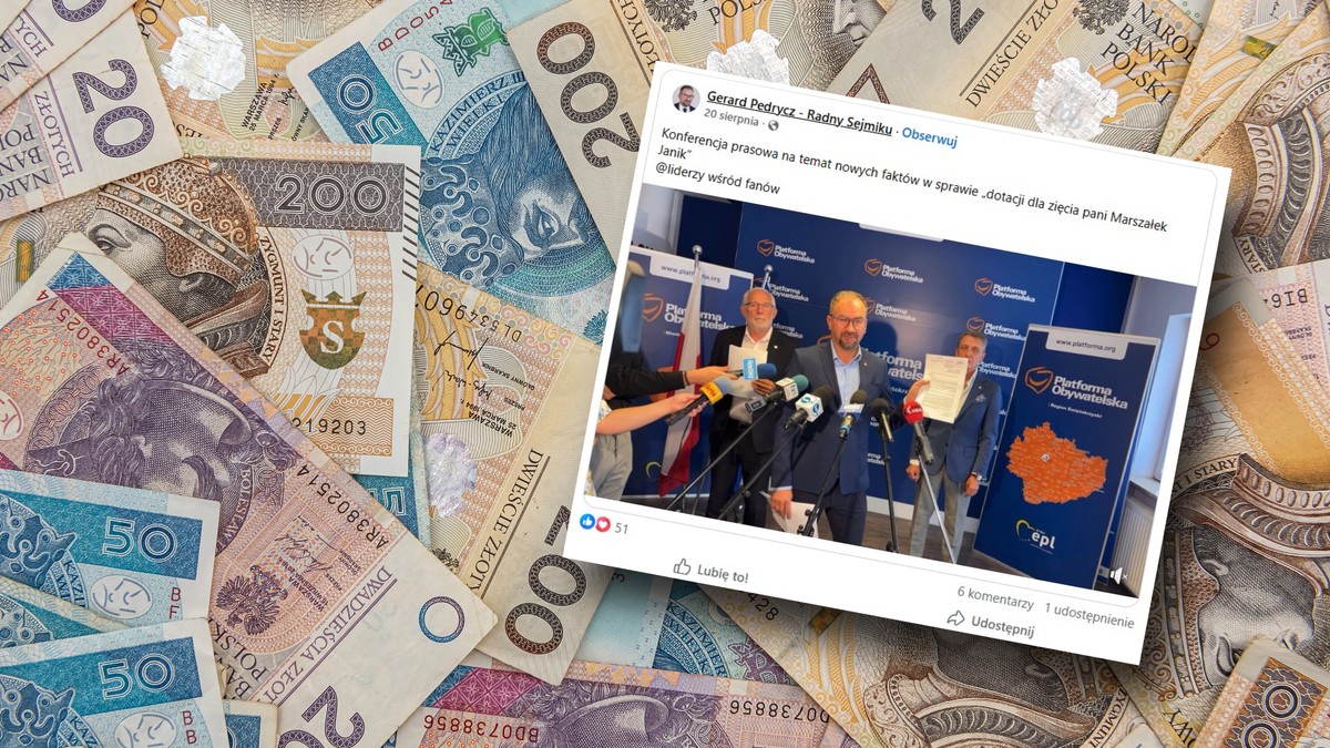 Afera z "dotacją na zięcia". O tej sprawie prawie wszyscy zapomnieli, a prezes pamięta i pozywa