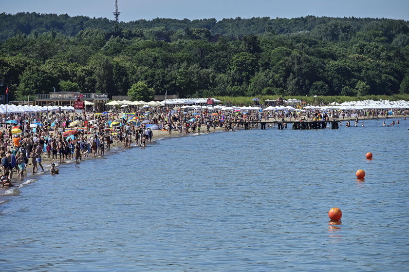 Tłumy na plażach