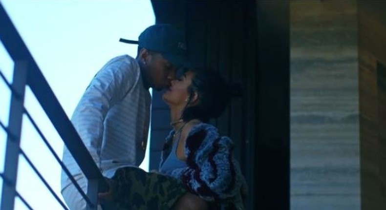 Tyga and Kylie Jenner share first kiss