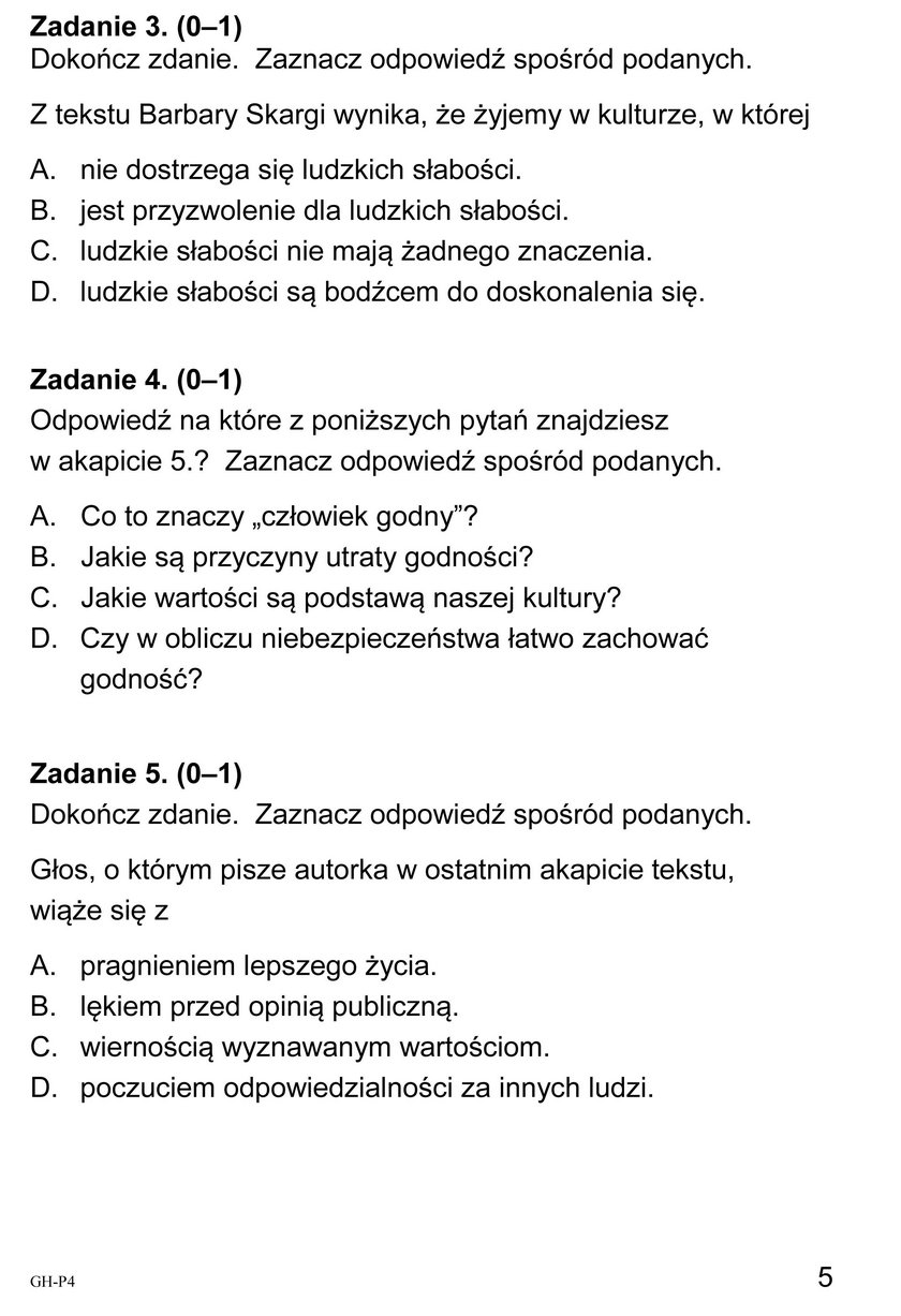 Egzamin Gimnazjalny 2018: Język polski - Odpowiedzi i Arkusze