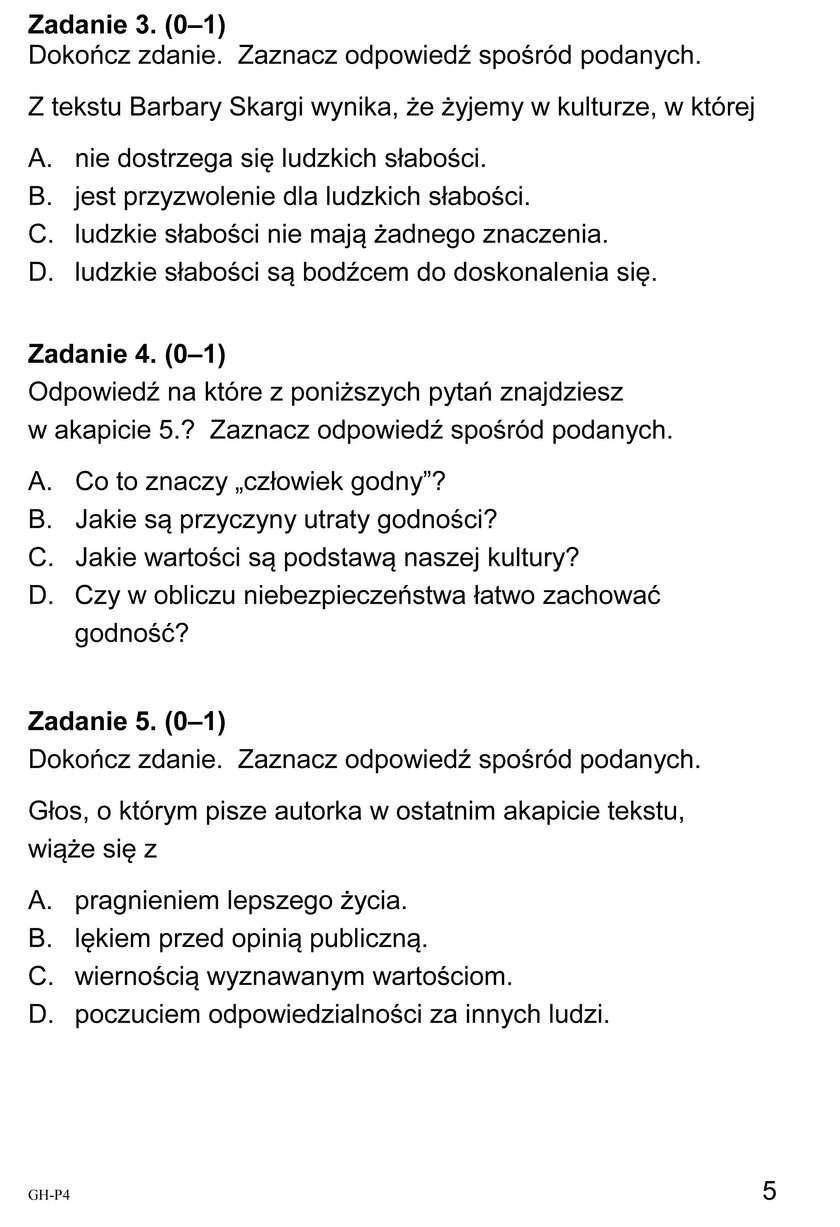 Egzamin Gimnazjalny 2018: Język polski - Odpowiedzi i Arkusze