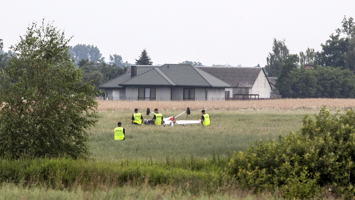 JEDLIŃSK WYPADEK SAMOLOTÓW (miejsce wypadku)