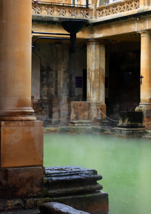 Rzymskie łaźnie w Bath w Wielkiej Brytanii powstały w latach 70-60 p.n.e.