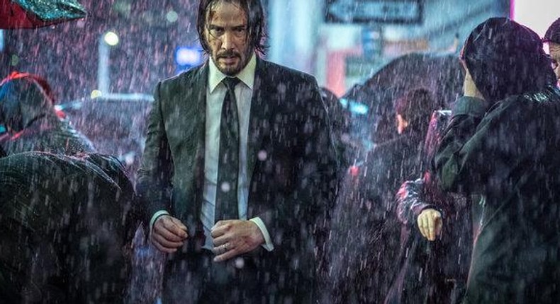 'John wick chapter 3' puts Keanu Reeves back on top at the box office