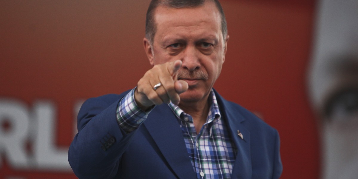 Prezydent Turcji Recep Tayyip Erdogan nalega na dalsze obniżki stóp. 