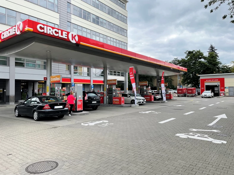 Stacja paliw Circle K w Warszawie