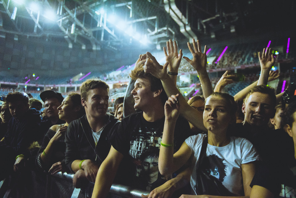 Koncert Green Day w Krakowie - zdjęcia publiczności
