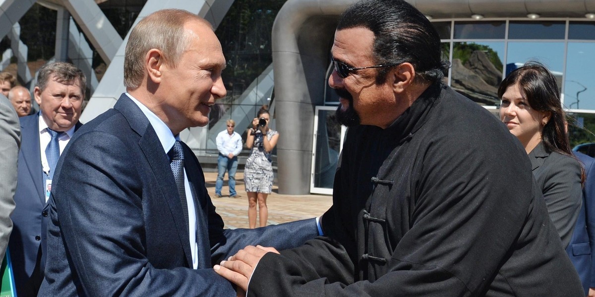 Władimir Putin i Steven Seagal