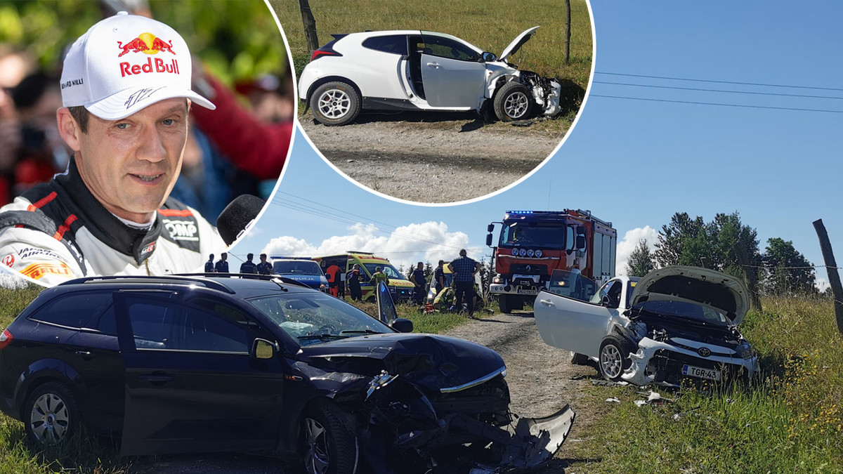 Znany francuski rajdowiec miał wypadek w Polsce. Sebastien Ogier trafił do szpitala