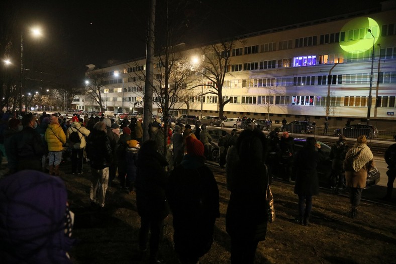 Spektakl "Królowa śniegu" na Mickiewicza w Warszawie