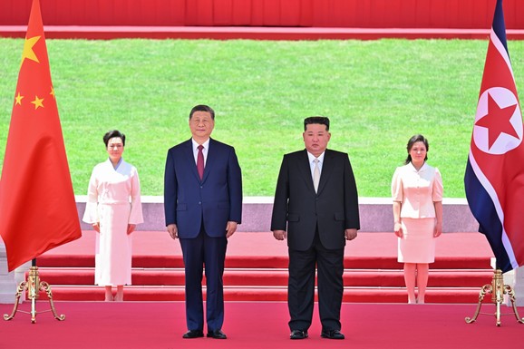 "Imamo zajedničke snove": Si Đinping u Severnoj Koreji izneo