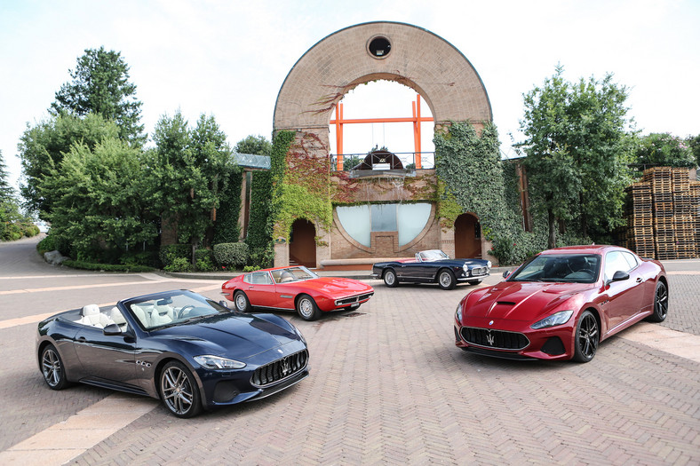 Maserati GranTurismo i GranCabrio w towarzystwie klasyków: Ghibli i 3500 GT