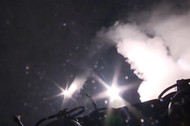 pociski rosyjskie, syria Russian Caspian sea-based cruise missiles strike in Syria