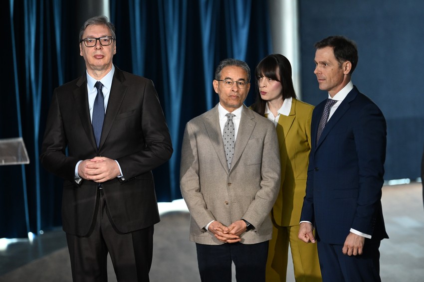 Otvoren vidikovac na Kuli Beograd u prisustvu predsednika Srbije Aleksandra Vučića