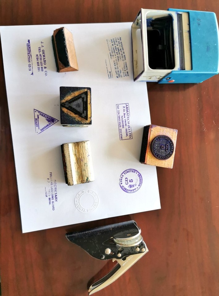 Fake stamps nabbed by the DCI