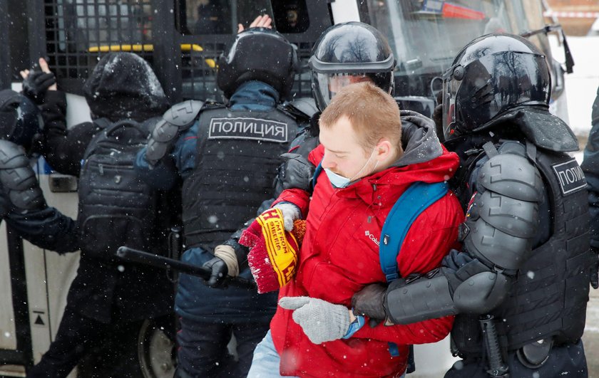 Rally in support of Alexei Navalny in Moscow