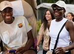 Asisat Oshoala: Super Falcons star shows off style with Barcelona in Mexico
