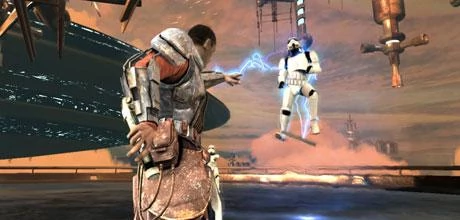 Screen z gry "Star Wars: The Force Unleashed"