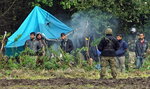 Migranci z Usnarza potraktowani gazem. Siłą forsowali granicę? 