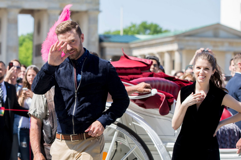 Justin Timberlake i Anna Kendrick w Berlinie