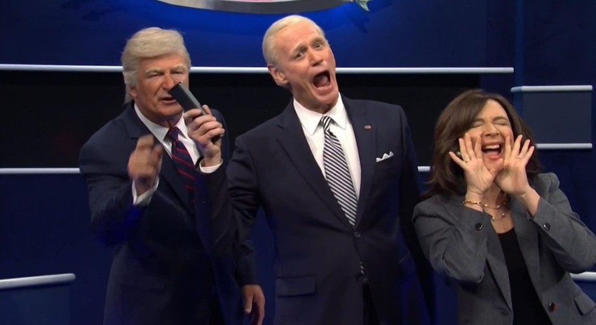 Alek Boldvin i Džim Keri kao Donald Tramp i Džozef Bajden