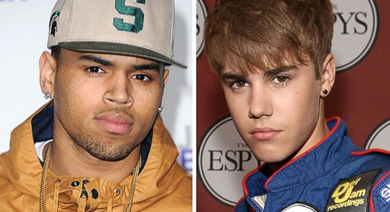 Chris Brown and Justin Bieber