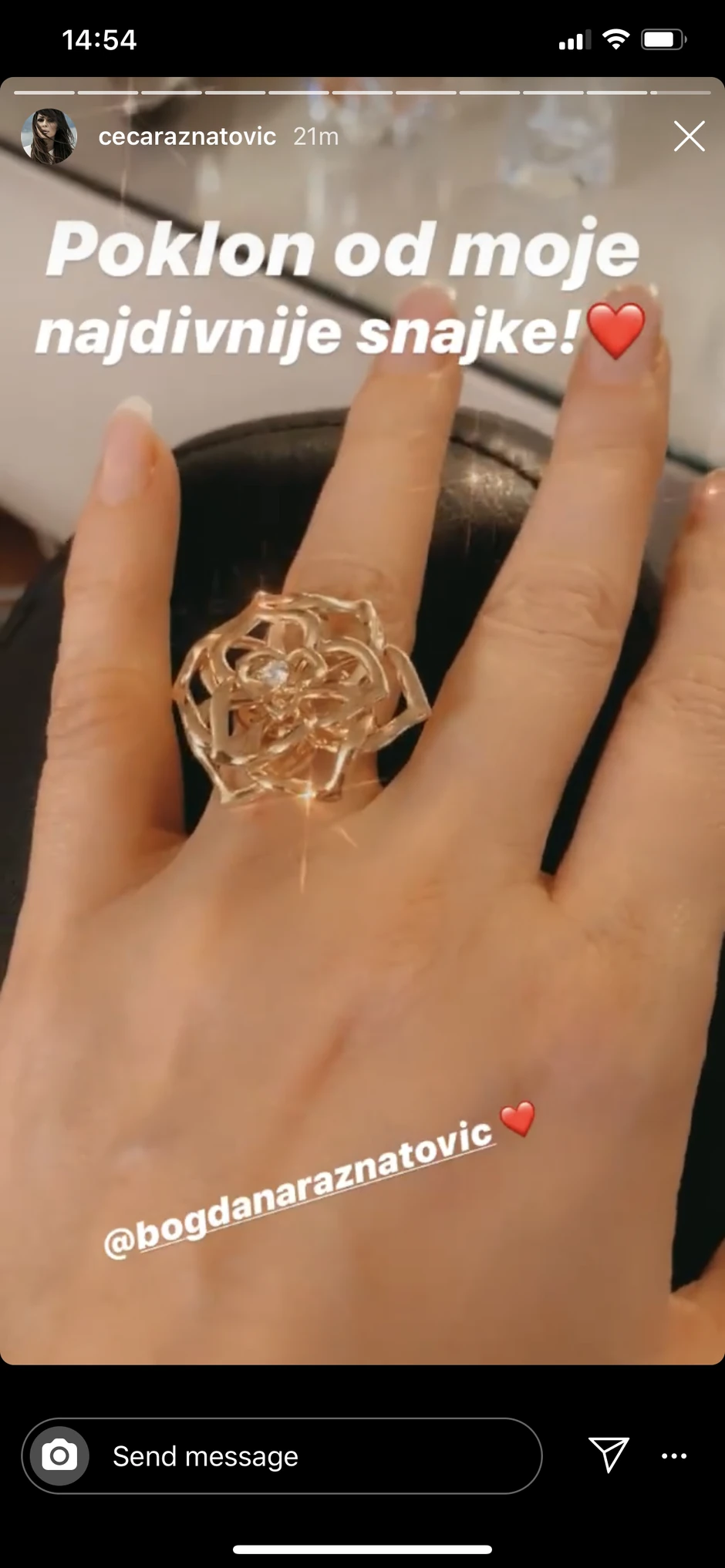 Ceca Ražnatović - poklon od Bogdane