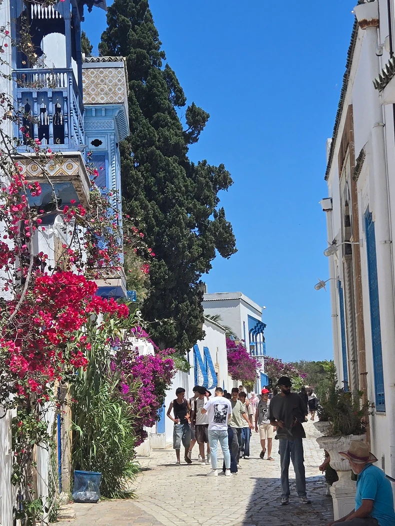Plavo-beli gradić za boeme