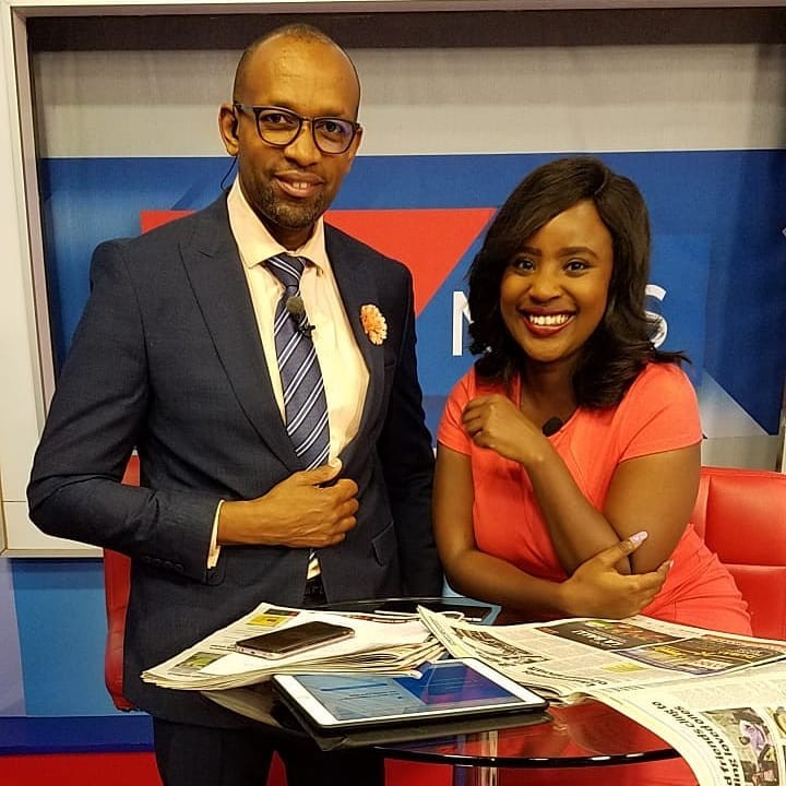 Mike Gitonga with Nindzi Kibiku (Instagram) 