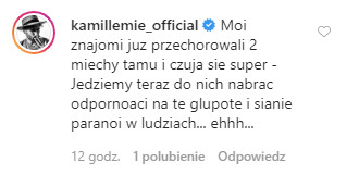 Kamil Lemieszewski na Instagramie