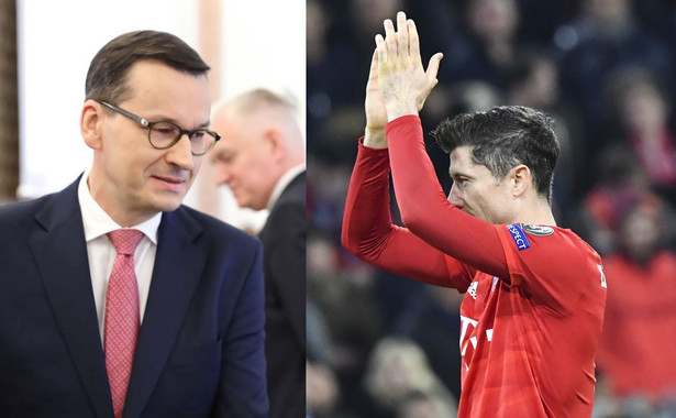 Morawiecki gratuluje Lewandowskiemu: Jest tylko jedna rzecz na świecie ważniejsza od piłki nożnej - rodzina!