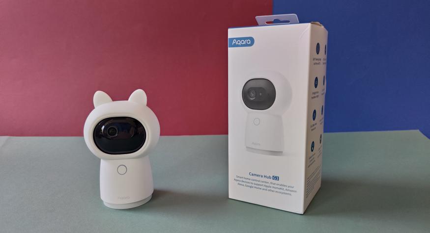Aqara G3: Die Überwachungskamera mit integriertem Zigbee-Hub ist kompatibel zu Homekit. Die Videoauflösung beträgt dann wegen der Limitierung von Apple allerdings nur FullHD.