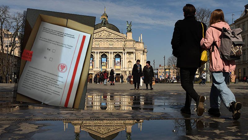 Rosyjska dezinformacja w Ukrainie: referendum w sprawie Lwowa