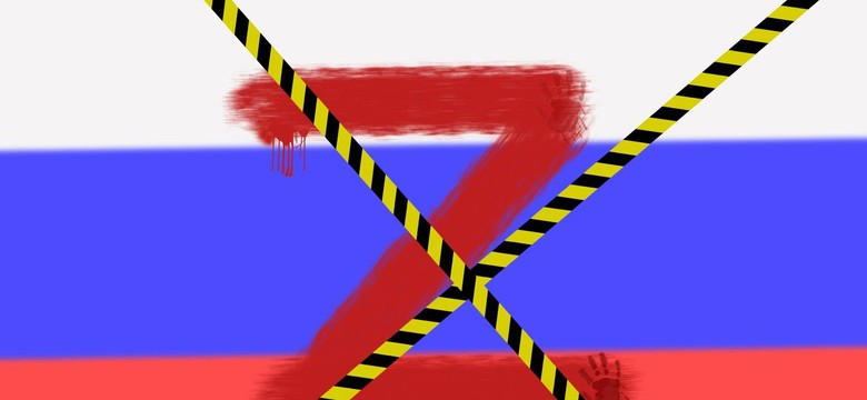 Litwa i Mołdawia będą karać za używanie rosyjskich symboli "Z" i "V"