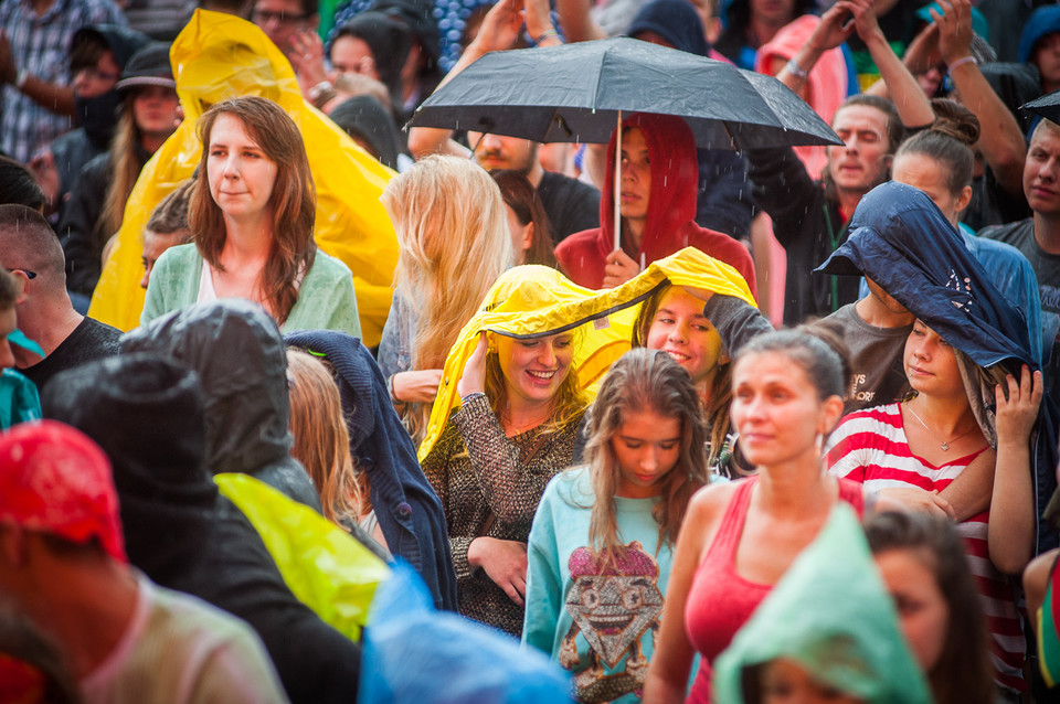 Publiczność ostatniego dnia Ostróda Reggae Festival 2014